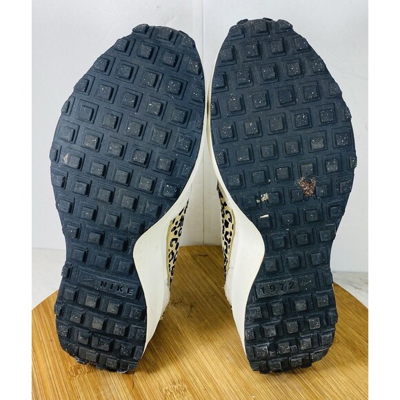 Nike Waffle Debut Women's Sneakers Size US 8 White/Leopard Print - Picture 6 of 6